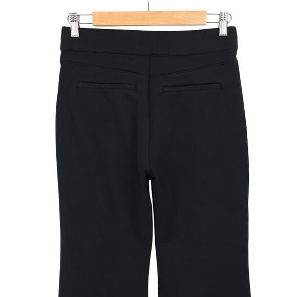 Spanx Supersmooth Perfect Fit Ponte Wide Leg Cropped Flare Pant Black Medium - Picture 3 of 8